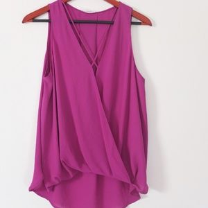 Lush Sleeveless Gathered Blouse